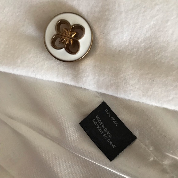 Inspired Designer Women's Double Breasted Wool-Blend Coat, Size 4 - Picture 7 of 7